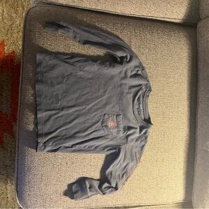 Vineyard Vines Navy Blue Crew Neck Shirt Basketball